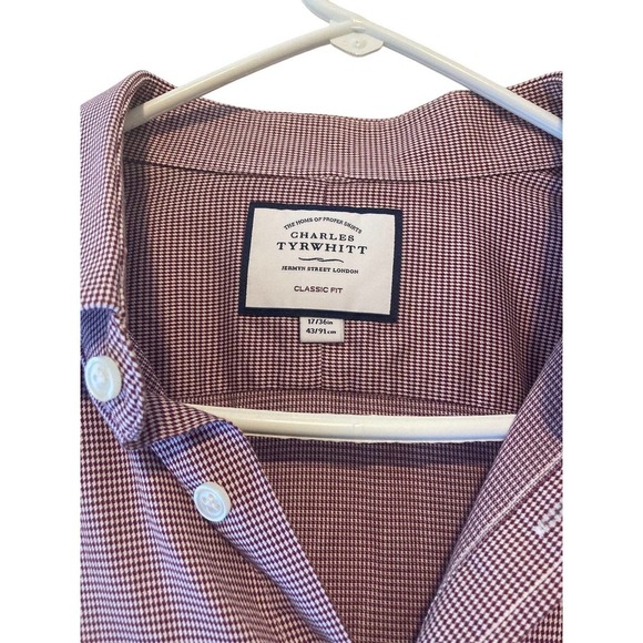 Charles Trywhitt Classic Fit French Cuff Dress Shirt - 17/36 - Picture 3 of 5
